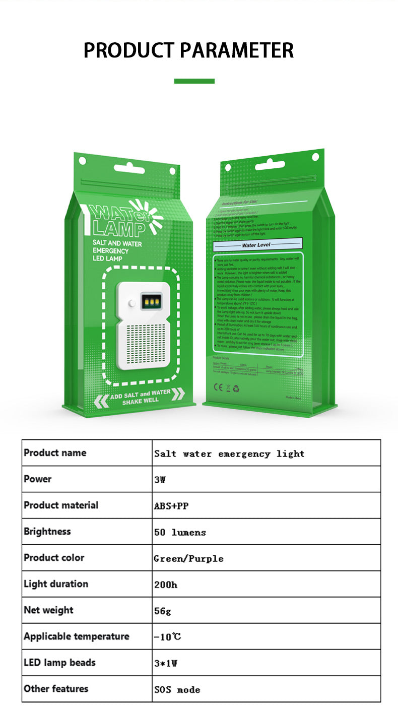 Salt water lampWehometoolSalt water lamp129WehometoolSalt-Water Lamp for 72 Hour Kits & Emergency PreparednessSalt-Water Lamp for 72 Hour Kits & Emergency PreparednessWehometool129Salt water lamp