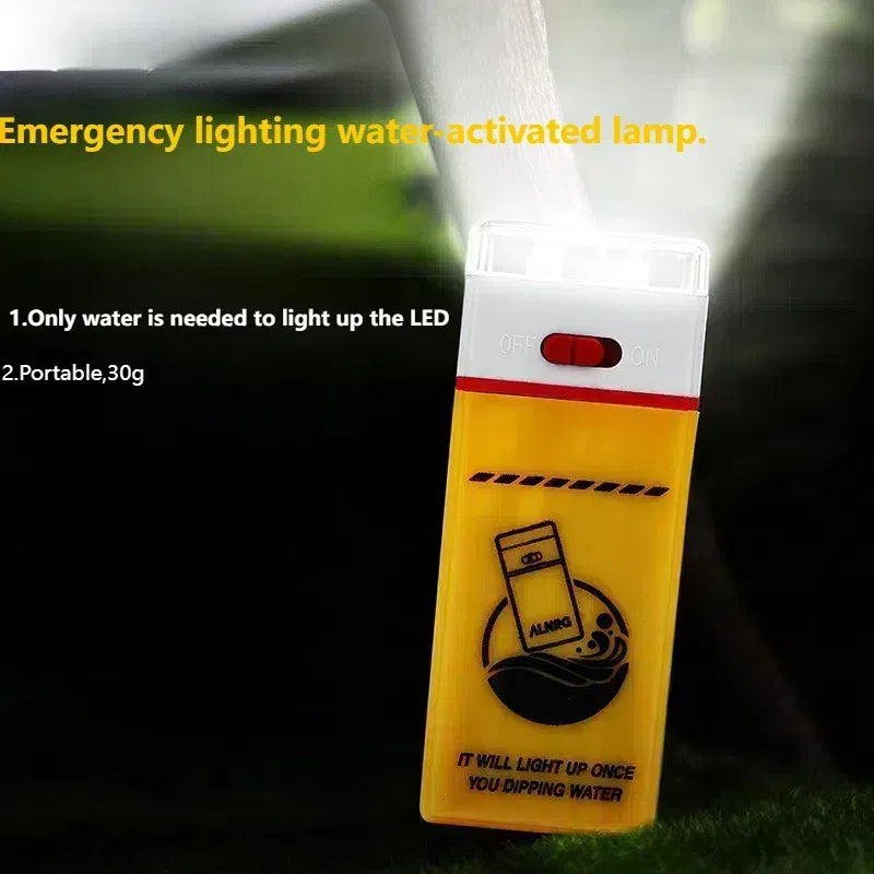 Portable LED lamp activated by dipping in water, 30g lightweight”