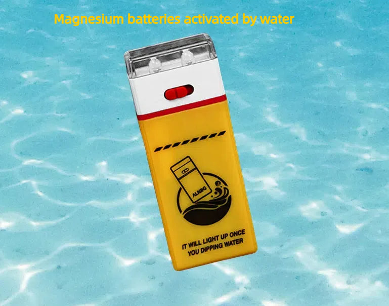 Small magnesium battery emergency light for 72-hour use