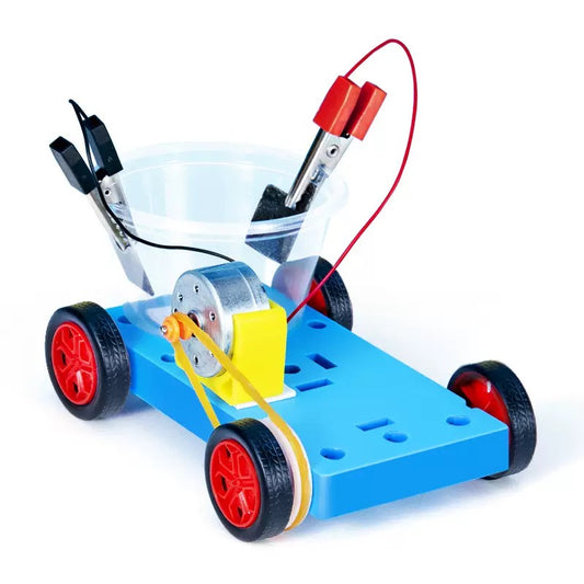 DIY Salt-water Power Kit – Windmill, Car & LED Lamp (3-in-1 Science Experiment STEM Toy