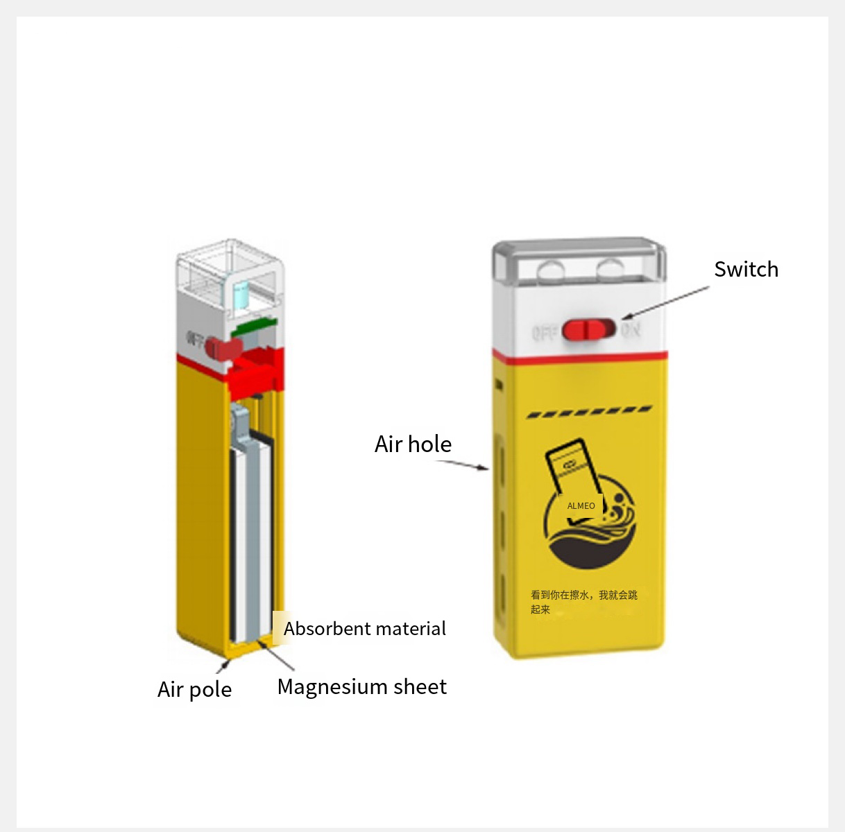 DIY water chemistry experiment light for kids and student